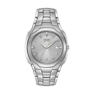 Men's Citizen Eco-Drive® Watch with Silver-Tone Dial (Model: BM6010-55A)|Peoples Jewellers