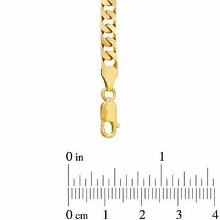 Men's Square Link Chain Necklace in Solid 10K Gold - 22"|Peoples Jewellers