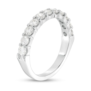 1.00 CT. T.W. Diamond Prong Band in 14K White Gold|Peoples Jewellers