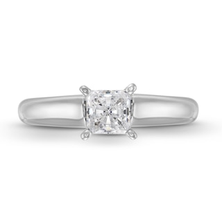 1.00 CT. Canadian Certified Princess-Cut Diamond Solitaire Engagement Ring in 14K White Gold (I/I1)|Peoples Jewellers