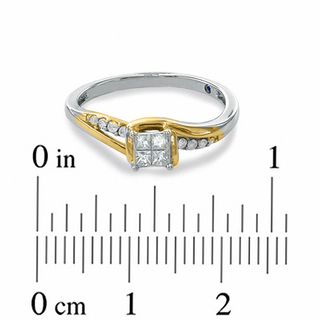 0.20 CT. T.W. Diamond Vine Promise Ring in 10K White Gold|Peoples Jewellers