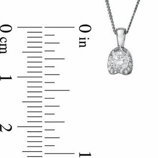 0.25 CT. T.W. Certified Canadian Diamond Pendant in 14K White Gold - 17"|Peoples Jewellers