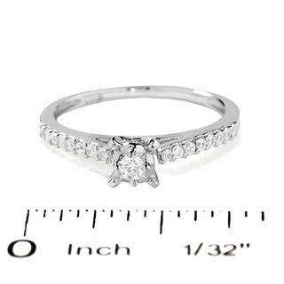0.20 CT. T.W. Diamond Promise Ring in 10K White Gold|Peoples Jewellers