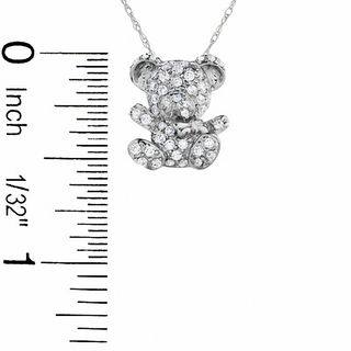 Diamond hot sale bear pendant