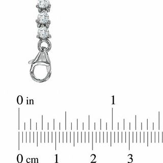White Topaz Tennis Bracelet in Sterling Silver - 7.5"|Peoples Jewellers