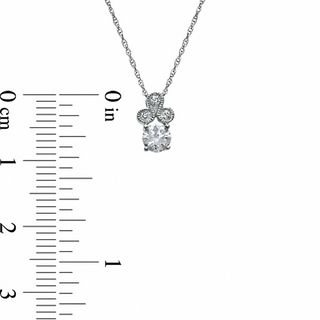 0.38 CT. T.W. Diamond Trinity Pendant in 10K White Gold|Peoples Jewellers