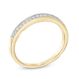 0.10 CT. T.W. Diamond Wedding Band in 10K Gold|Peoples Jewellers