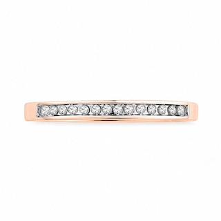 0.10 CT. T.W. Diamond Anniversary Band in 10K Rose Gold|Peoples Jewellers