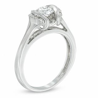 Sirena™ 0.58 CT. T.W. Diamond Engagement Ring in 14K White Gold|Peoples Jewellers