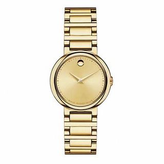 Ladies' Movado Concerto Museum® Dial Gold-Tone Watch (Model: 0606704)|Peoples Jewellers