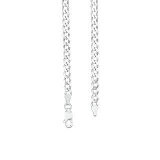 5.5mm Curb Chain Necklace in Sterling Silver - 22"|Peoples Jewellers