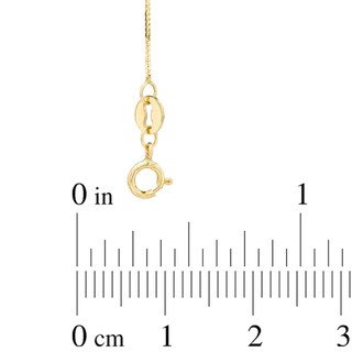 0.6mm Box Chain Necklace in 14K Gold