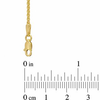 0.9mm Wheat Chain Necklace in 14K Gold
