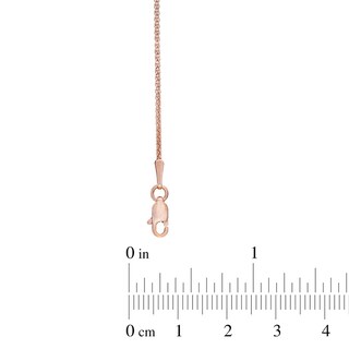 1.1mm Wheat Chain Necklace in 14K Rose Gold - 18"|Peoples Jewellers