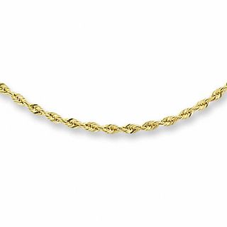 3.0mm Rope Chain Necklace in 14K Gold - 22"|Peoples Jewellers