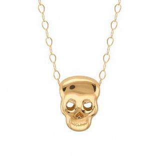 TEENYTINY™ Skull Pendant in 10K Gold - 17"|Peoples Jewellers