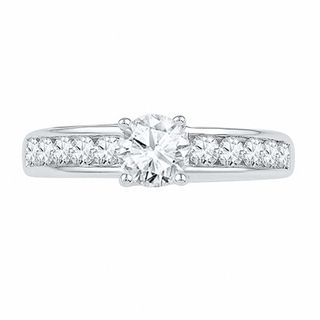 1.16 CT. T.W. Diamond Engagement Ring in 10K White Gold|Peoples Jewellers
