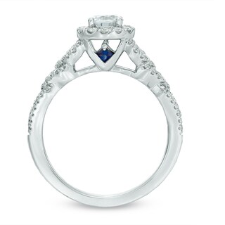 Vera Wang Love Collection 0.70 CT. T.W. Diamond Frame Engagement Ring in 14K White Gold|Peoples Jewellers