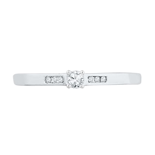 0.16 CT. T.W. Diamond Promise Ring in 10K White Gold|Peoples Jewellers