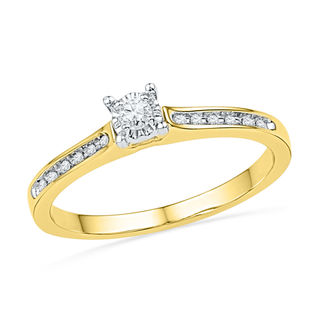 0.10 CT. T.W. Diamond Promise Ring in 10K Gold|Peoples Jewellers