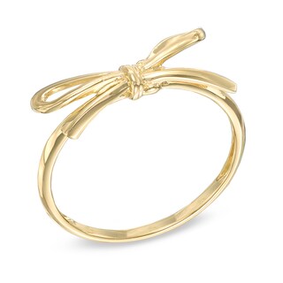 Bow Ring in 10K Gold|Peoples Jewellers