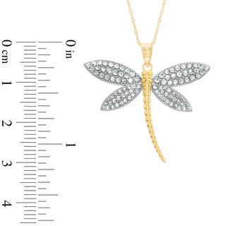 Diamond-Cut Dragonfly Pendant in 10K Gold|Peoples Jewellers
