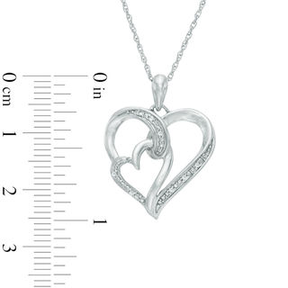 Peoples diamond deals heart necklace