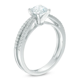 Pinched shank 2025 engagement ring