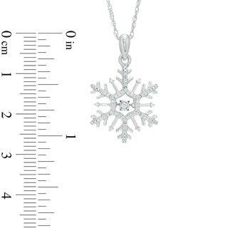 Unstoppable Love™ 0.15 CT. T.W. Diamond Snowflake Pendant in 10K White Gold|Peoples Jewellers