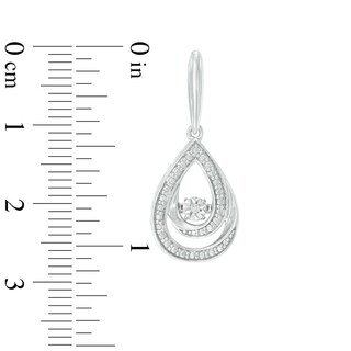 Unstoppable Love™ Diamond Accent Pear-Shaped Earrings and Pendant Set in Sterling Silver|Peoples Jewellers
