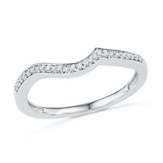 0.23 CT. T.W. Diamond Swirl Frame Bridal Set in Sterling Silver|Peoples Jewellers