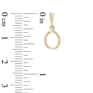 Open Circle Drop Earring in 10K Gold|Peoples Jewellers
