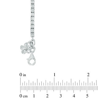 0.30 CT. T.W. Diamond Tennis Bracelet in Sterling Silver - 7.5"|Peoples Jewellers