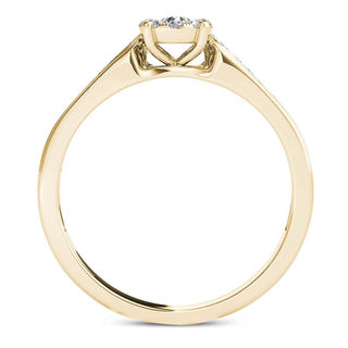0.25 CT. T.W. Diamond Frame Promise Ring in 14K Gold|Peoples Jewellers