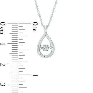 Unstoppable Love™ 1/5 CT. T.W. Composite Diamond Teardrop Pendant in Sterling Silver|Peoples Jewellers