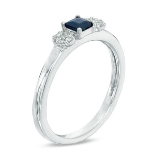 0.06 CT. T.W. Diamond Three Stone Promise Ring in Sterling Silver|Peoples Jewellers