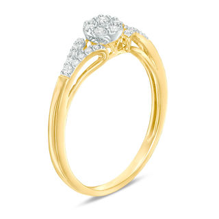 0.05 CT. T.W. Diamond Wonderland Promise Ring in Sterling Silver|Peoples Jewellers