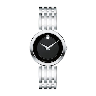 Ladies' Movado Esperanza® Watch with Black Dial (Model: 0607051)|Peoples Jewellers