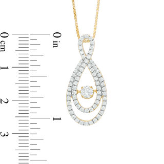 Unstoppable Love™ 0.70 CT. T.W. Diamond Split Infinity Pendant in 14K Gold|Peoples Jewellers
