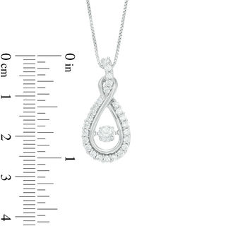 Unstoppable Love™ 0.95 CT. T.W. Diamond Layered Infinity Pendant in 14K White Gold|Peoples Jewellers