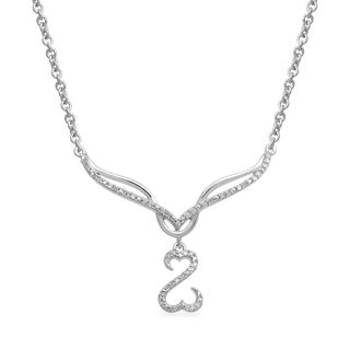 Open Hearts by Jane Seymour™ 0.07 CT. T.W. Diamond Twist Necklace in Sterling Silver - 17"|Peoples Jewellers