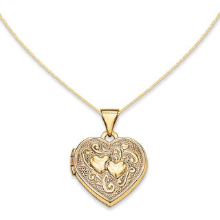 Heart Locket in 14K Gold|Peoples Jewellers
