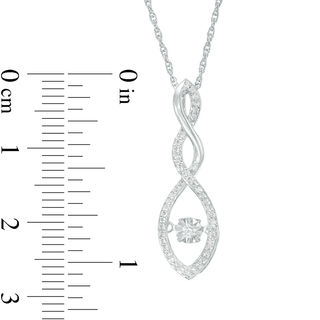 Unstoppable Love™ 0.30 CT. T.W. Diamond Marquise Frame Twist Pendant and Drop Earrings Set in Sterling Silver|Peoples Jewellers