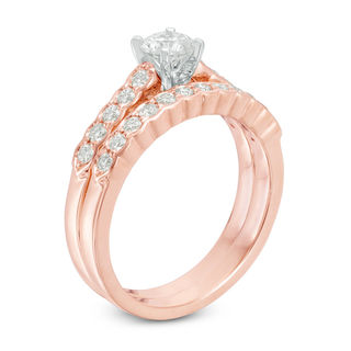 1.00 CT. T.W. Diamond Bridal Set in 14K Gold|Peoples Jewellers