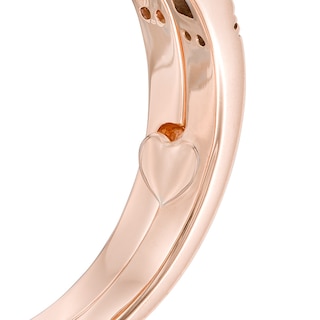 0.58 CT. T.W. Princess-Cut Diamond Frame Interlocking Bridal Set in 10K Rose Gold|Peoples Jewellers