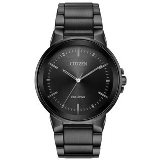 Men's Citizen Eco-Drive® Axiom Grey IP Watch with Black Dial (Model: BJ6517-52E)|Peoples Jewellers