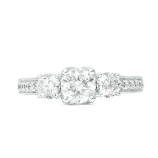 Peoples 100-Year Anniversary 1.50 CT. T.W. Certified Canadian Diamond Engagement Ring in 14K White Gold (I/I1)|Peoples Jewellers