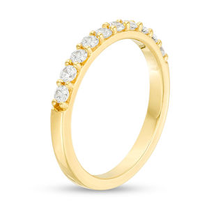 0.45 CT. T.W. Diamond Ten Stone Wedding Band in 10K Gold|Peoples Jewellers