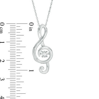 Treble clef deals necklace diamond