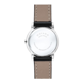 Ladies' Movado Museum Classic Strap Watch with Black Dial (Model: 0607274)|Peoples Jewellers